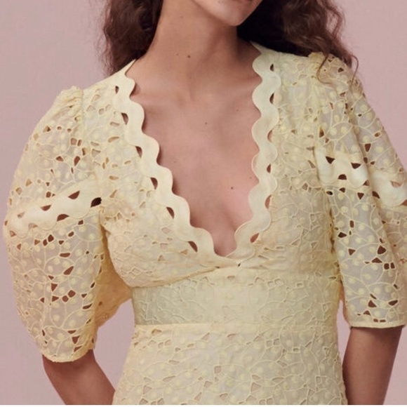 Tuckernuck Rebecca Taylor Audrey Eyelet Mini Dress - Picture 4 of 4